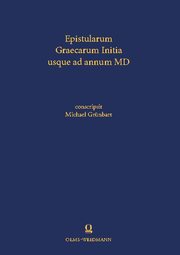 Epistularum Graecarum Initia usque ad annum MD