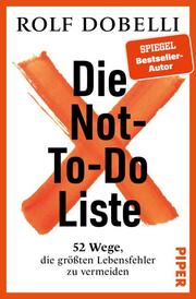 Die Not-To-Do-Liste - Cover
