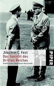 Das Gesicht des Dritten Reiches - Cover