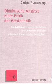 Didaktische Ansätze einer Ethik der Gentechnik - Cover