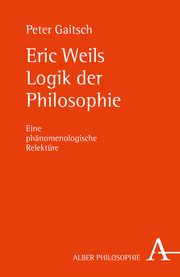 Eric Weils Logik der Philosophie - Cover