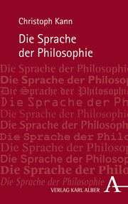 Die Sprache der Philosophie - Cover