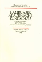 Hamburger Akademische Rundschau - Cover