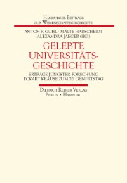 Gelebte Universitätsgeschichte - Cover