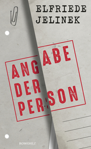 Angabe der Person - Cover