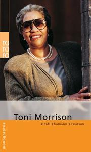 Toni Morrison - Cover