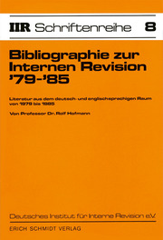 Bibliographie zur Internen Revision '79-'85