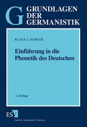 Einführung in die Phonetik des Deutschen - Cover