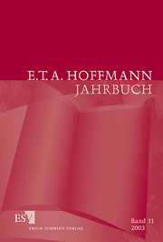 E.T.A. Hoffmann-Jahrbuch 2003