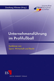 Unternehmensführung im Profifußball - Cover