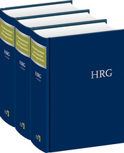 Handwörterbuch zur deutschen Rechtsgeschichte (HRG) - gebundene Ausgabe - Gesamtausgabe - Cover