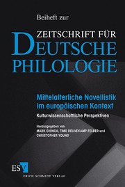 Mittelalterliche Novellistik im europäischen Kontext - Cover