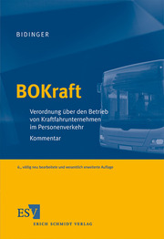 Verordnung über den Betrieb von Kraftfahrunternehmen im Personenverkehr/BOKraft