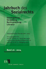 Jahrbuch des Sozialrechts, Band 26