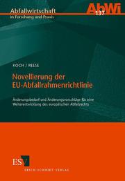 Novellierung der EU-Abfallrahmenrichtlinie - Cover