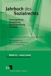 Jahrbuch des Sozialrechts Dokumentation für die Jahre 2004/2005