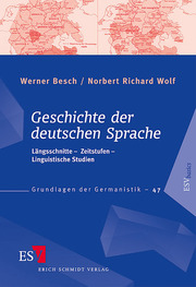 Geschichte der deutschen Sprache - Cover