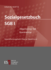 Sozialgesetzbuch (SGB) I: Allgemeiner Teil - Einzelbezug - Cover