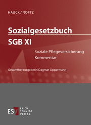 Sozialgesetzbuch (SGB) XI: Soziale Pflegeversicherung - Einzelbezug - Cover