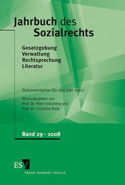 Jahrbuch des Sozialrechts - Dokumentation für das Jahr 2007 - Cover