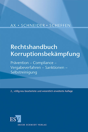 Rechtshandbuch Korruptionsbekämpfung