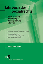 Jahrbuch des Sozialrechts 2008 - Cover