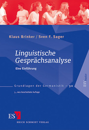 Linguistische Gesprächsanalyse - Cover