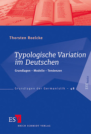 Typologische Variation im Deutschen - Cover