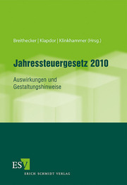Jahressteuergesetz 2010 - Cover