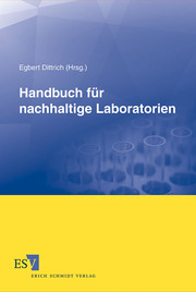 Handbuch für nachhaltige Laboratorien - Cover