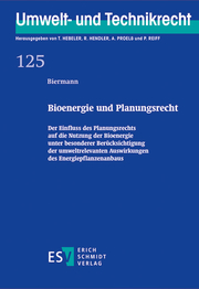 Bioenergie und Planungsrecht