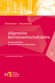 Allgemeine Betriebswirtschaftslehre - Cover
