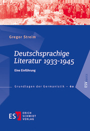 Deutschsprachige Literatur 1933-1945 - Cover