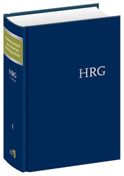 Handwörterbuch zur deutschen Rechtsgeschichte (HRG) - gebundene Ausgabe - Band I - Cover