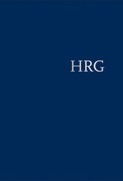 Handwörterbuch zur deutschen Rechtsgeschichte (HRG) - gebundene Ausgabe - Band I