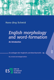 English morphology and word-formation - Cover