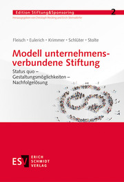 Modell unternehmensverbundene Stiftung - Cover