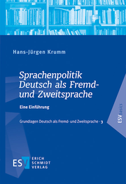 Sprachenpolitik Deutsch als Fremd- und Zweitsprache - Cover