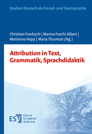 Attribution in Text, Grammatik, Sprachdidaktik - Cover