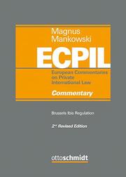 ECPIL I - Brussels Ibis Regulation
