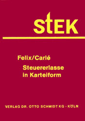 Steuererlasse in Karteiform (STEK-84)