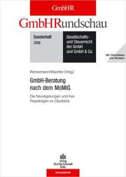 GmbH-Beratung nach dem MoMiG
