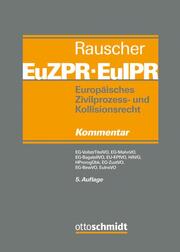 Europäisches Zivilprozess- und Kollisionsrecht EuZPR/EuIPR II-1 - Cover