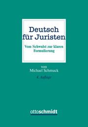 Deutsch für Juristen - Cover