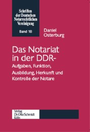 Das Notariat in der DDR