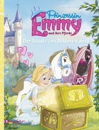 Prinzessin Emmy und ihre Pferde - Der Schatz von Schloss Kobalt - Cover