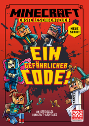 Minecraft Erste Leseabenteuer - Ein gefährlicher Code - Cover