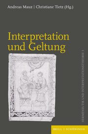 Interpretation und Geltung - Cover