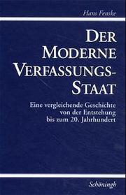 Der Moderne Verfassungsstaat - Cover