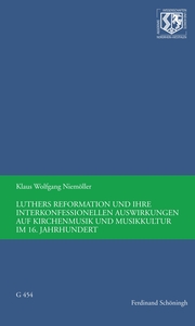 Luthers Reformation und ihre interkonfessionellen Auswirkungen auf Kirchenmusik und Musikkultur im 16. Jahrhundert - Cover